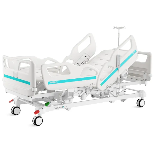 Pat electric de spital reglabil pe înălțime cu funcții Trendelenburg și Reverse Trendelenburg (1 buc)