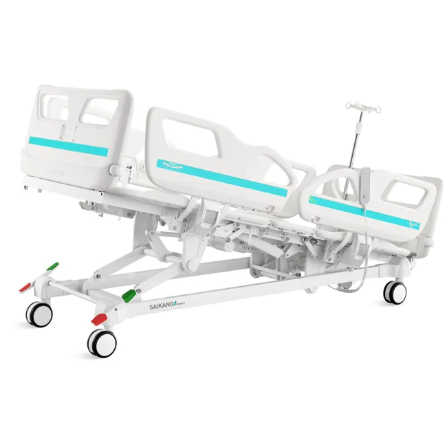 Pat electric de spital reglabil pe înălțime cu funcții Trendelenburg și Reverse Trendelenburg (1 buc)