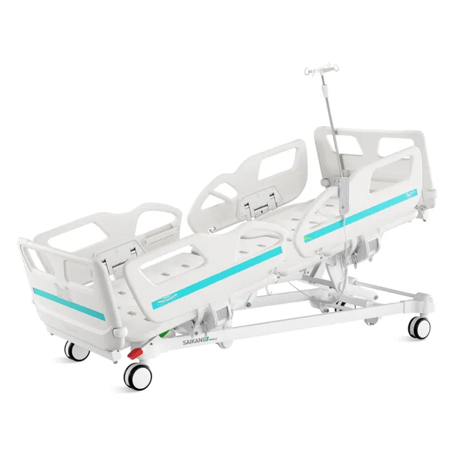 Pat electric de spital reglabil pe înălțime cu funcții Trendelenburg și Reverse Trendelenburg (1 buc)