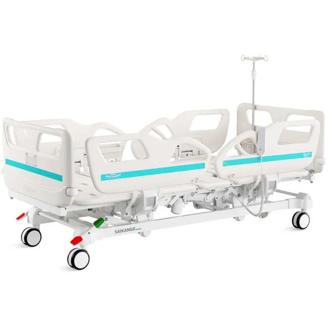Pat electric de spital reglabil pe înălțime cu funcții Trendelenburg și Reverse Trendelenburg (1 buc)