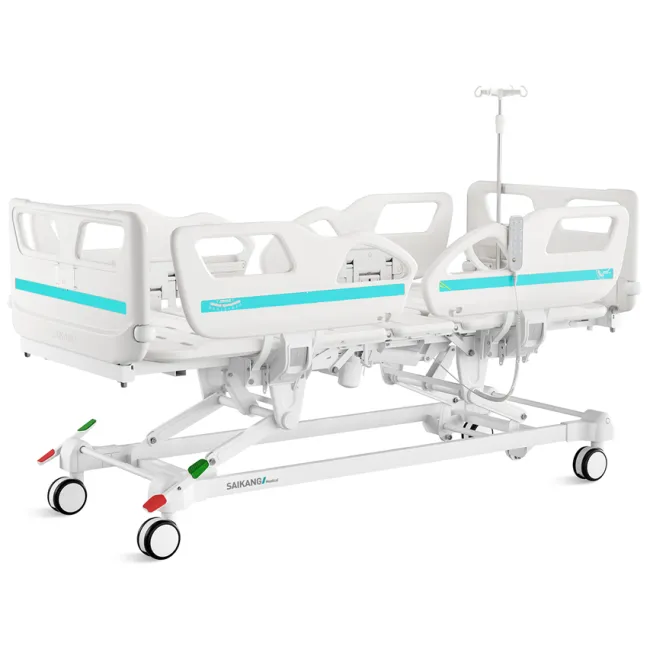 Pat electric de spital reglabil pe înălțime cu funcții Trendelenburg și Reverse Trendelenburg (1 buc)