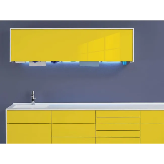 Unitate murală multifuncțională pentru dispensere, dimensiune mare, 153 × 20 × 40 cm (1 buc)