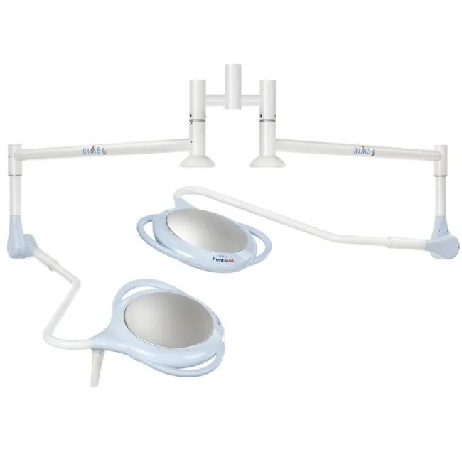 Lampă scialitică LED Pentaled 28 dubla pentru tavan, 120.000 Lux, reglare intensitate (1 buc)