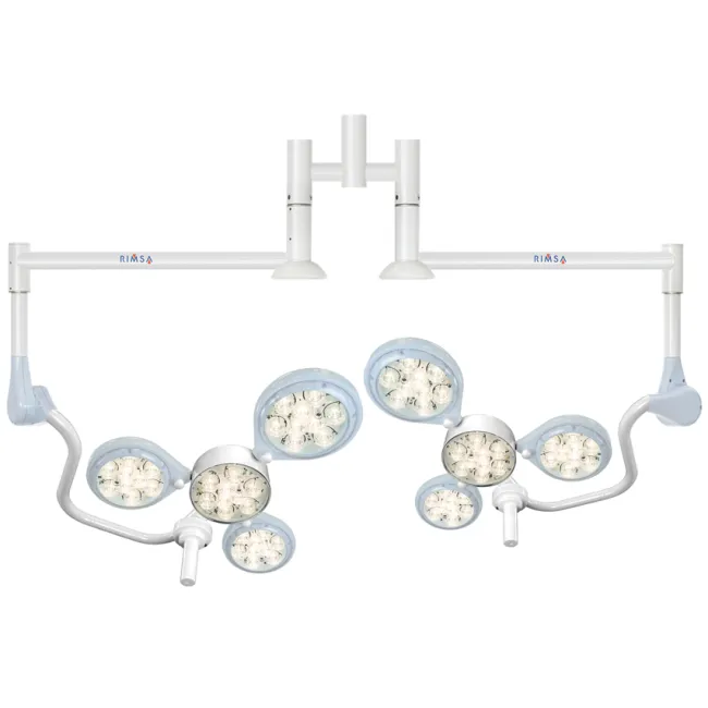 Lampă chirurgicală LED Quattroluci dublă de tavan, 160.000 lux, 36 LED-uri (1 buc)