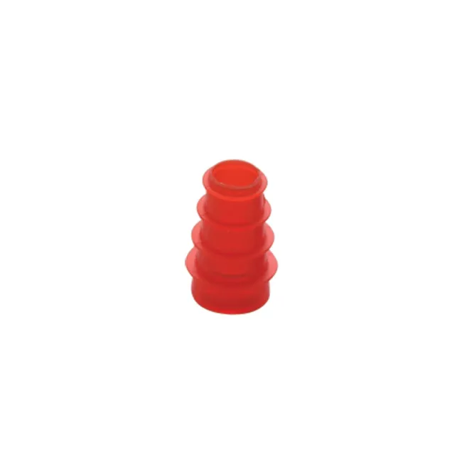 Tappini auricolari Sanibel ADI flangiați pentru sugari 3–5 mm, roșu (cutie 100 buc)