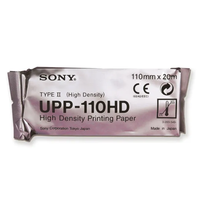 Hârtie termică SONY UPP-110 HD, 110 mm x 20 m, cutie 10 role