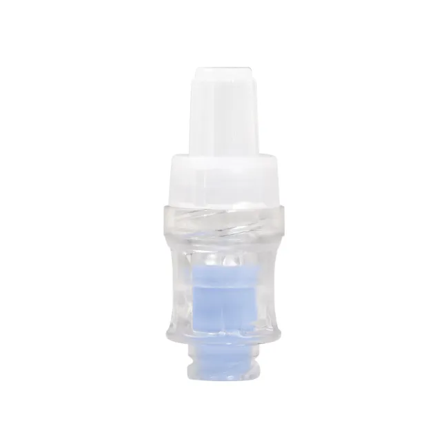 Valvă fără ac pentru perfuzie intravenoasă, sterilă, fără latex și PVC (cutie 500 buc)