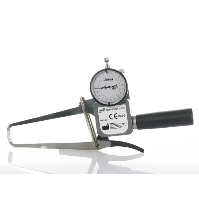 Plicometru Mecanic 0–40 mm pentru Măsurarea Pliului Cutanat (1 buc)