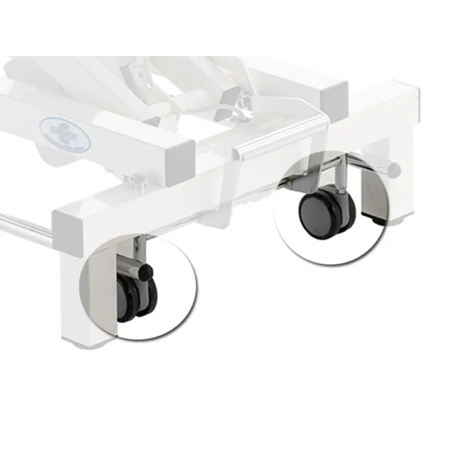 Kit roți retractabile Ø 6,5 cm pentru masa de examinare 27587 (1 kit)