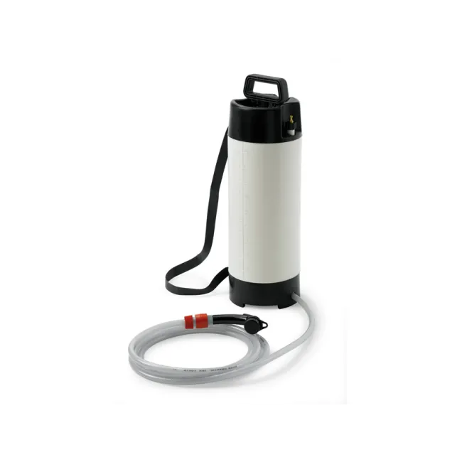 Rezervor de apă presurizat 10 litri cu furtun flexibil 4 m și duș cu buton