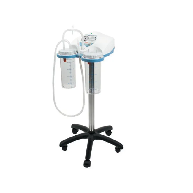 Aspirator chirurgical Super Vega Battery pe cărucior cu baterie reîncărcabilă, 2 vase de 2 litri (1 buc)