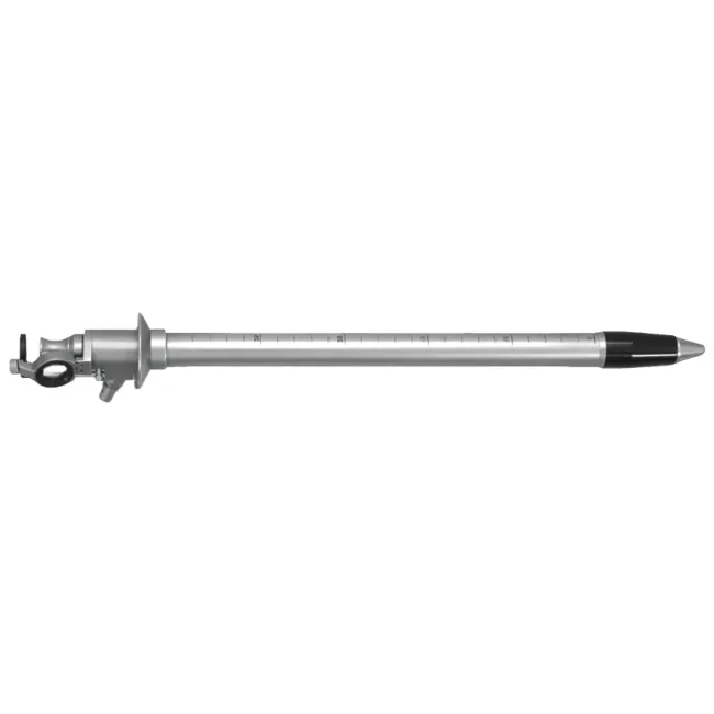 Sigmoidoscop cu fibră optică 21 × 300 mm cu adaptor Wolf
