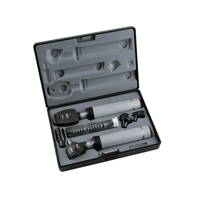 Set diagnostic Visio 2000 F.O. Xenon oto-oftalmoscop 3,5 V complet cu accesorii și valiză (1 buc)