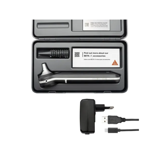 Otoscop HEINE BETA X cu mărire 4,2x, sistem X CHANGE și iluminare inSPECT (1 buc)