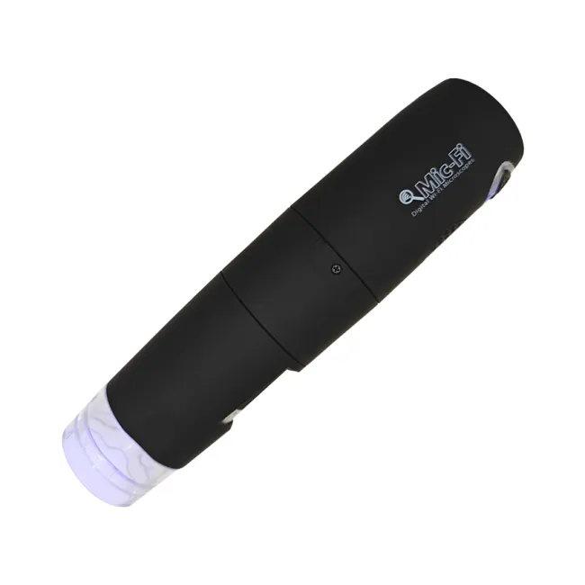 Dermatoscop digital portabil MIC Wi-Fi &amp; USB cu LED polarizat + UV + alb și software (1 buc)