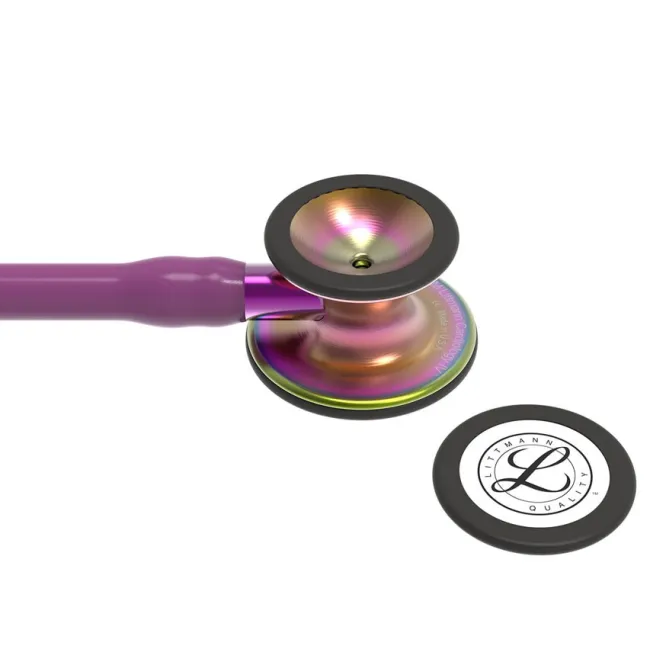 Stetoscop 3M Littmann Cardiology IV, violet cu finisaj curcubeu (1 buc)