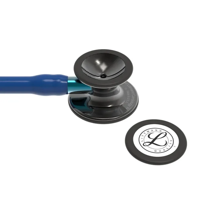 Stetoscop 3M Littmann Cardiology IV bleumarin cu finisaj lucios fumuriu (1 buc)