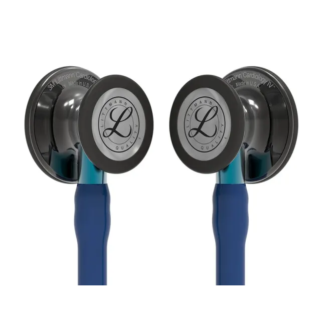 Stetoscop 3M Littmann Cardiology IV bleumarin cu finisaj lucios fumuriu (1 buc)