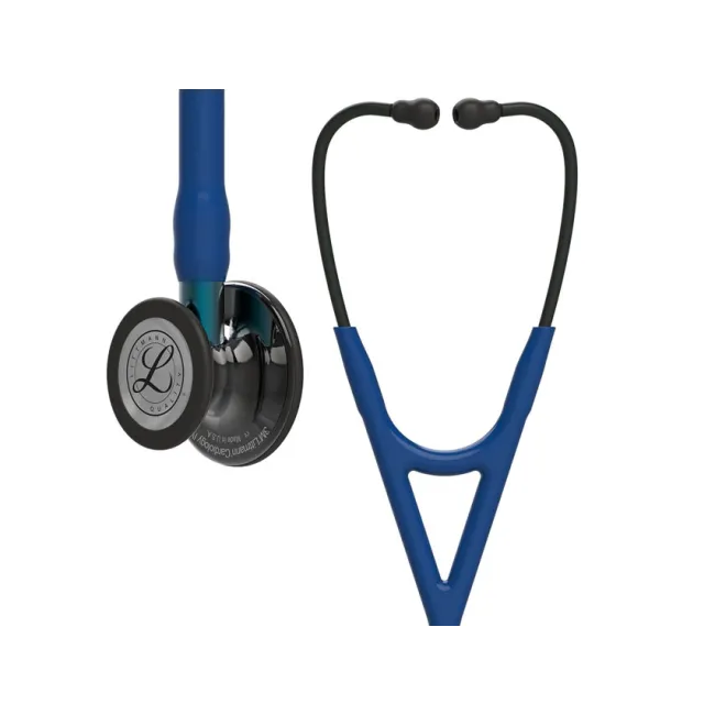 Stetoscop 3M Littmann Cardiology IV bleumarin cu finisaj lucios fumuriu (1 buc)