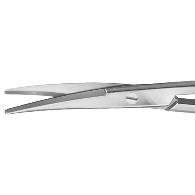 Foarfece Metzenbaum TC Durotip subțiri Aesculap, curbe, vârfuri tocite, 18 cm (1 buc)