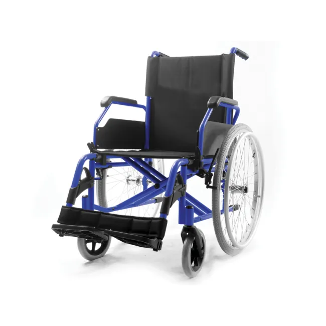 Scaun cu rotile din aluminiu Classic, lățime șezut 46 cm