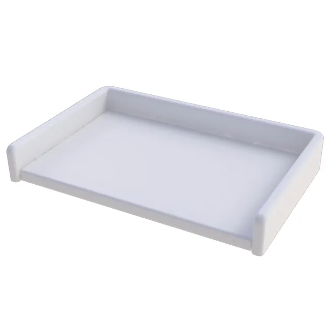 Saltea de înfășat pentru bebeluși, albă, 92 × 62 cm (1 buc)