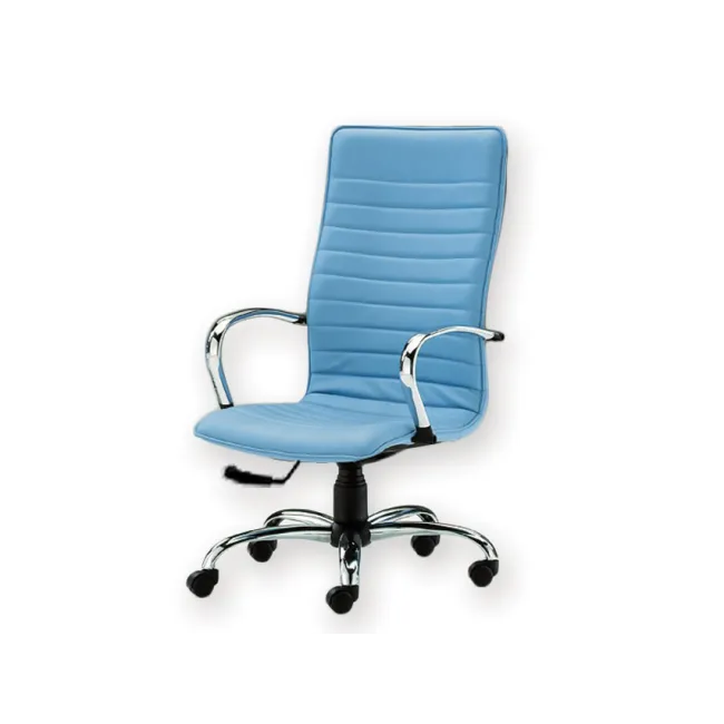 Scaun ergonomic Elite cu spătar înalt, tapițerie imitație piele, reglabil pe înălțime