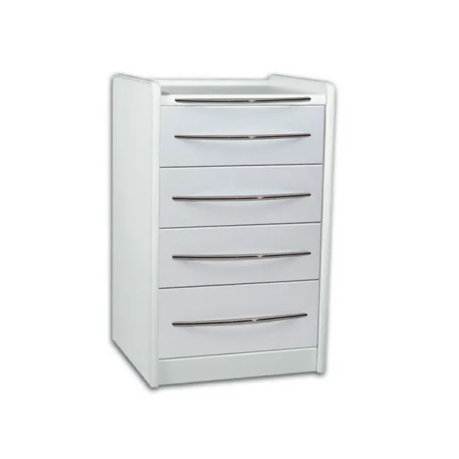 Dulap mobil cu 4 sertare 49 cm, alb (1 buc)
