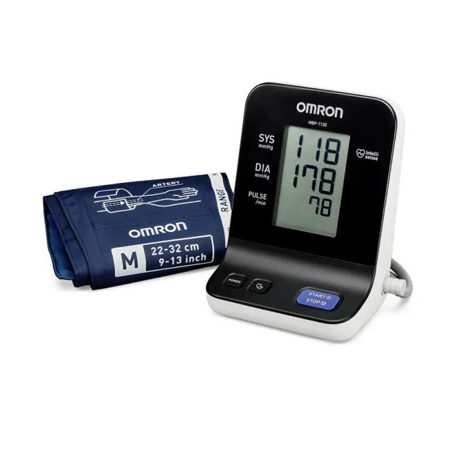 Tensiometru profesional OMRON HBP-1120-E cu detecție bătăi neregulate și indicator Zero (1 buc)