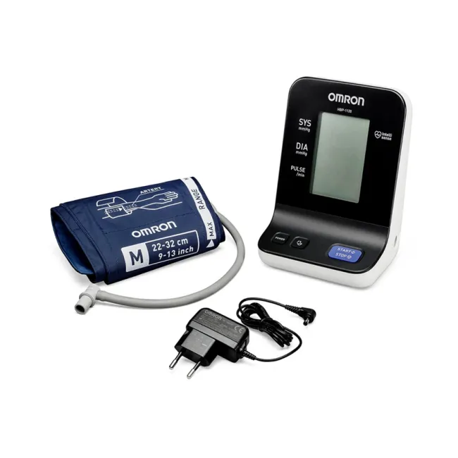 Tensiometru profesional OMRON HBP-1120-E cu detecție bătăi neregulate și indicator Zero (1 buc)