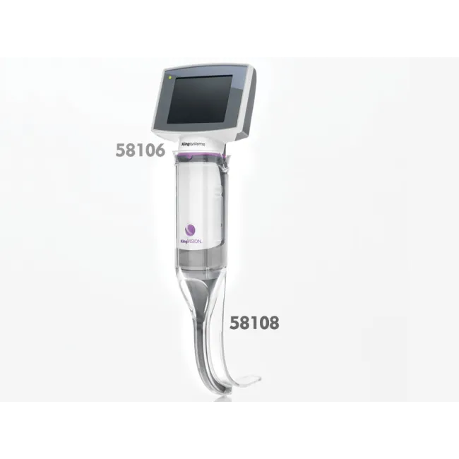 Lamă laringoscop pediatrică standard Ambu aScope Vision, mărimea 2, 1–10 ani (cutie 20 buc)