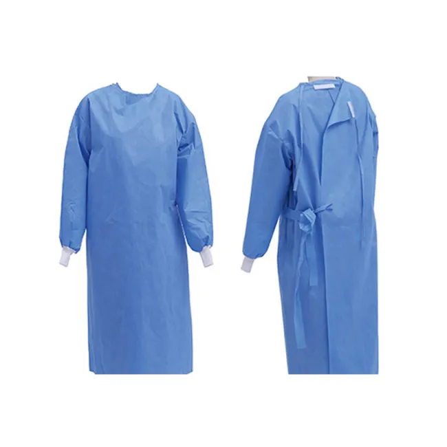 Halat chirurgical steril de unică folosință 50 g/m² 120 × 150 cm, mărimea L (cutie 50 buc)
