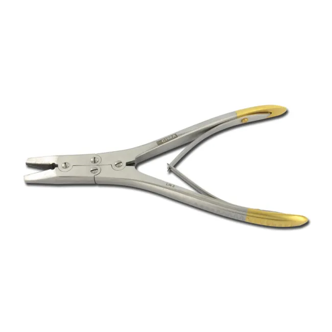 Poanson pentru menținerea firelor metalice Gold Line cu carbură de tungsten, 18 cm