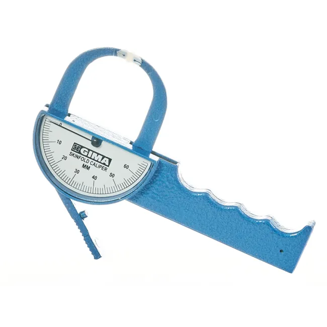 Plicometru FAT-2 din aluminiu cu scală 0–67 mm pentru măsurarea grăsimii corporale