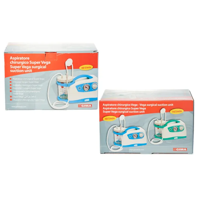 Aspirator chirurgical Super Vega cu borcan 1 litru, 40 l/min (1 buc)