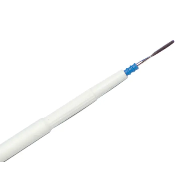Mâner de unică folosință monopolar cu conexiune 1 PIN pentru electrozii Ø 2,4 mm, compatibil cu diatermo 50, 80, 106, 108 (cutie 50 buc)