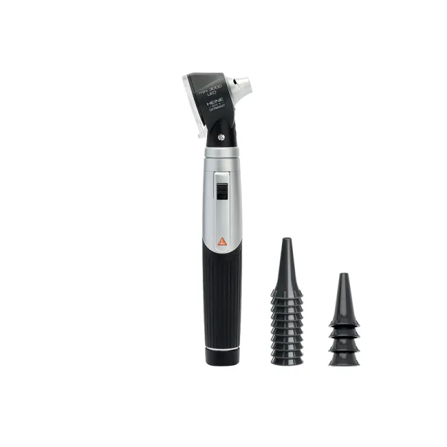 Otoscop HEINE MINI 3000 LED cu iluminare directă, specule refolosibile – negru (1 buc)