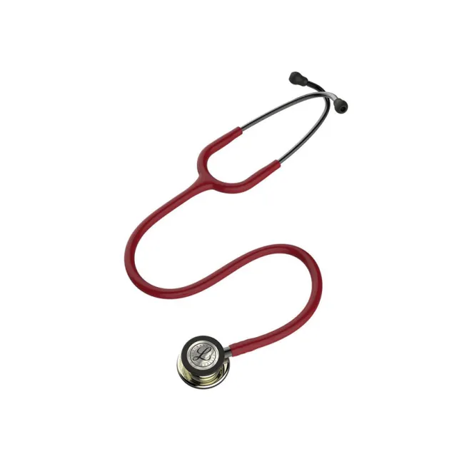 Stetoscop 3M Littmann Classic III, finisaj champagne, burgundy, 69 cm (1 buc)