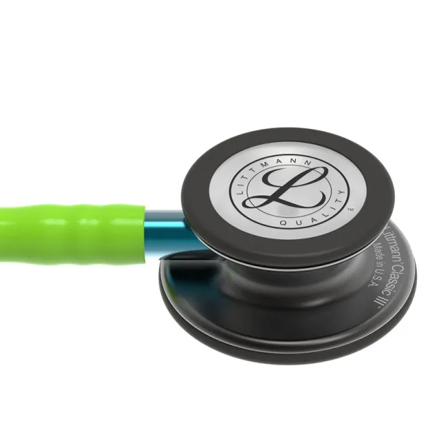 Stetoscop 3M Littmann Classic III verde lime cu finisaj fumat (1 buc)