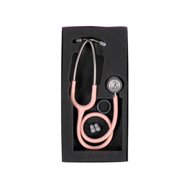 Stetoscop 3M Littmann Classic III roz șampanie cu finisaj inox (1 buc)