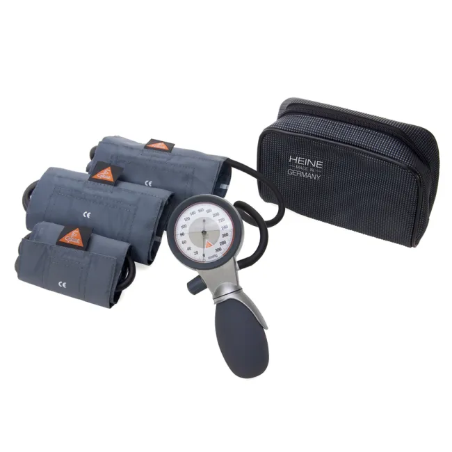 Tensiometru aneroid HEINE GAMMA G7 Family kit cu 3 manșete (copii, adult mic, adult)