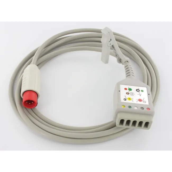 Cablu pacient ECG cu 5 derivații pentru monitor BM3/BM5 (1 buc)
