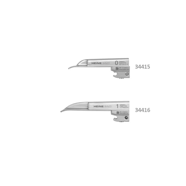 Lamă de laringoscop cu fibră optică HEINE PAED 1, 95 mm (1 buc)