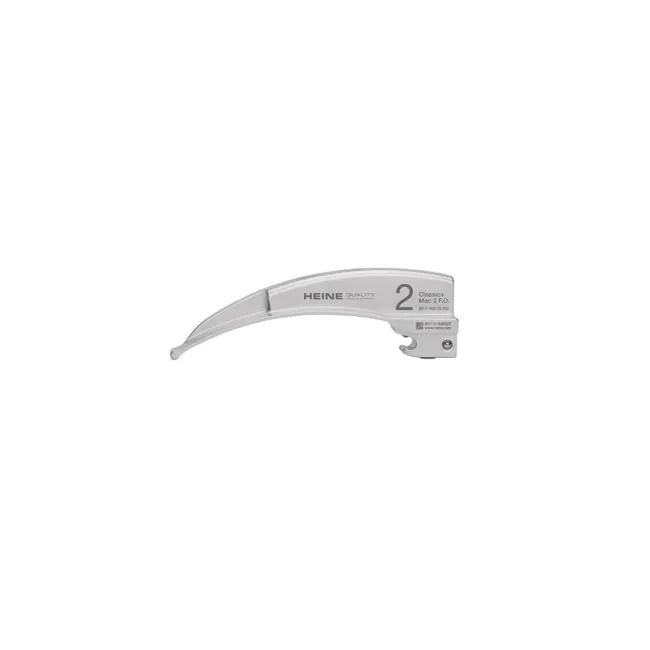 Lamă de laringoscop cu fibră optică HEINE MAC 2, 115 mm (1 buc)