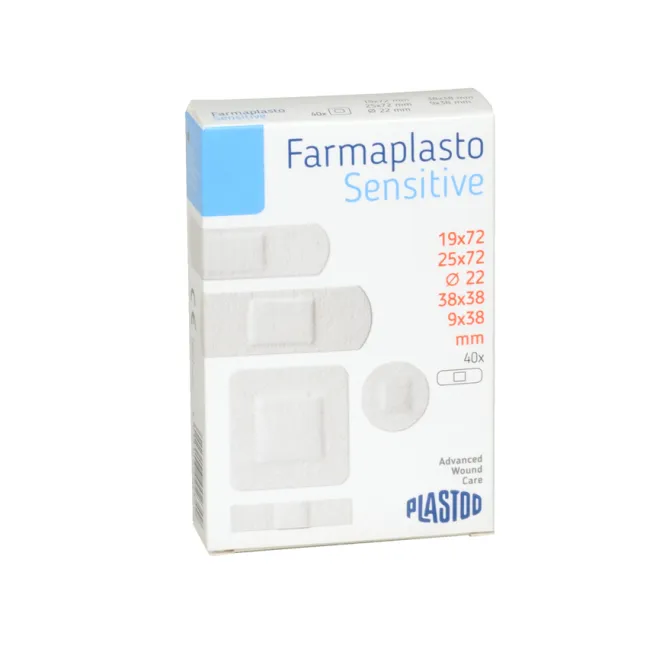 Plasturi adezivi hipoalergenici pentru piele sensibilă, 5 dimensiuni mixte (cutie 3200 buc)