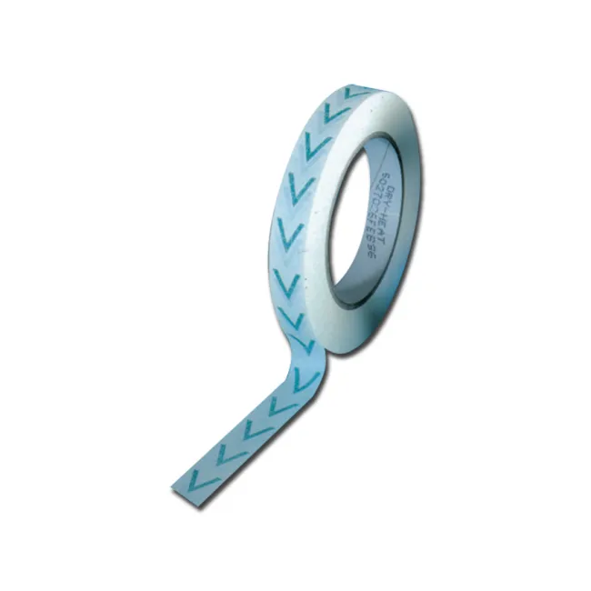Bandă indicator chimic pentru sterilizare cu aer cald 160°C, lățime 19 mm, 50 m (cutie 12 buc)