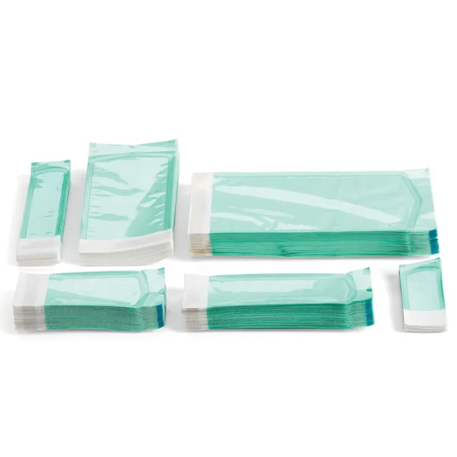 Pungi autoadezive pentru sterilizare Eline 90 × 165 mm, abur sau ETO (cutie 2400 buc)