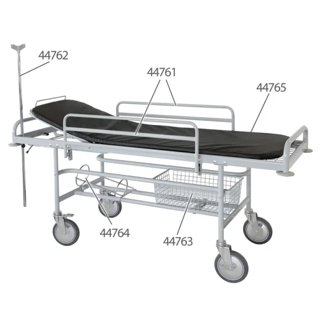 Sponde laterale cu dispozitiv de blocare automată pentru targă de salon 44760 (1 buc)