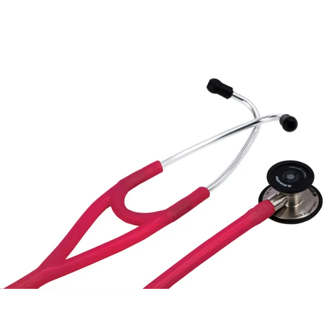 Stetoscop Riester Cardiophon 2.0 din oțel inoxidabil, burgundy, membrană dublă Ø 32/44 mm (1 buc)