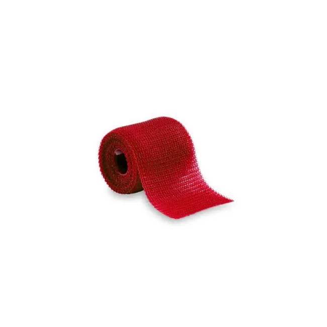 Bandaj sintetic semirigid 3M Soft-Cast din fibră de sticlă, roșu, 5 cm × 3,65 m (cutie 10 buc)